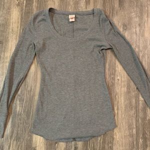 Gray Thermal Long Sleeve